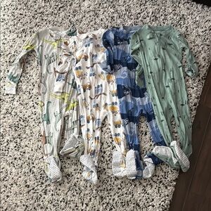 Kids One Piece Pajama Set - Assorted Colors